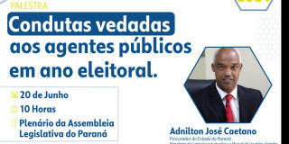 Evento acontece no dia 20 de junho, às 10h, com procurador do Estado do Paraná, Adnilton José Caetano.